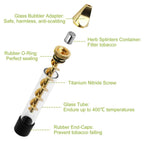 7-in-1 Grinder Blunt Kit with Smoking Metal Tip Cleaning Brush