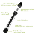 7-in-1 Grinder Blunt Kit with Smoking Metal Tip Cleaning Brush