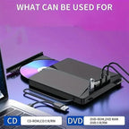 7-In-1 Portable External CD/DVD Drive