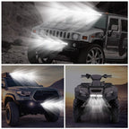 7" LED Light Bar Single Row Offroad Spot Lights