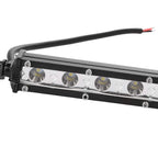 7" LED Light Bar Single Row Offroad Spot Lights