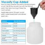 700W Electric Paint Sprayer Handheld with 3 Spray Patterns 800ml