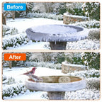 70W Bird Bath Deicer Aluminum Alloy Water Heater with Thermostat Auto Shutdown