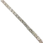7.10 Ct Round HUGE Natural Diamond Tennis Bracelet 14K White Gold