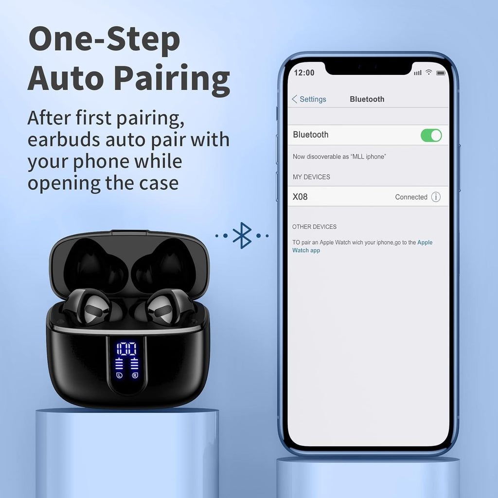 True Wireless Earbuds With Charging Case
