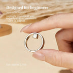 Hollow Ring Cat Eye Magnet For Nails, Easy Operation Nail Art Tool