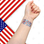 4th of July Glitter StickRed, White & Blue Body & Hair Sparkle