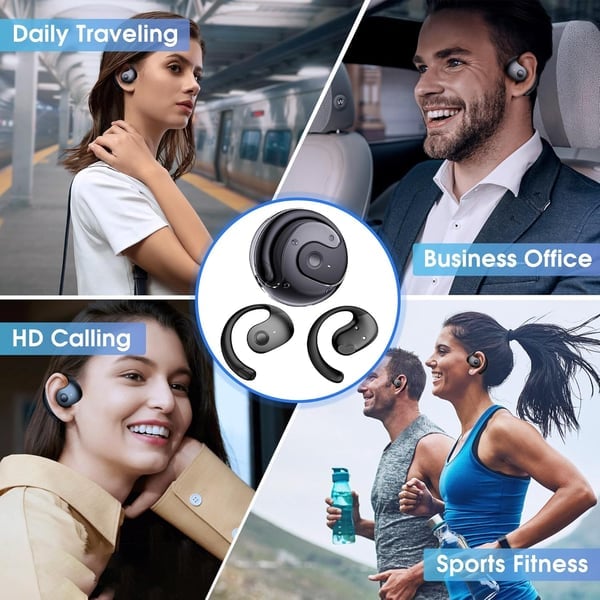 AI-Powered Wireless Bluetooth 5.4 Earphones | Ultra-Clear Translation & Perfect iOS & Android Fit!