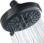 3 Spray Fixed Rainfall Shower Head with Adjustable Metal Swivel Ball Joint