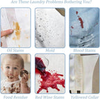 Oxygen Laundry Powder 500g Strong Stain Remover Chlorine-Free Formula Safe for Everyday Fabrics Removes Milk Sweat Oil Fruit Stains Hyper Concentrated Ideal for Mothers and Babies