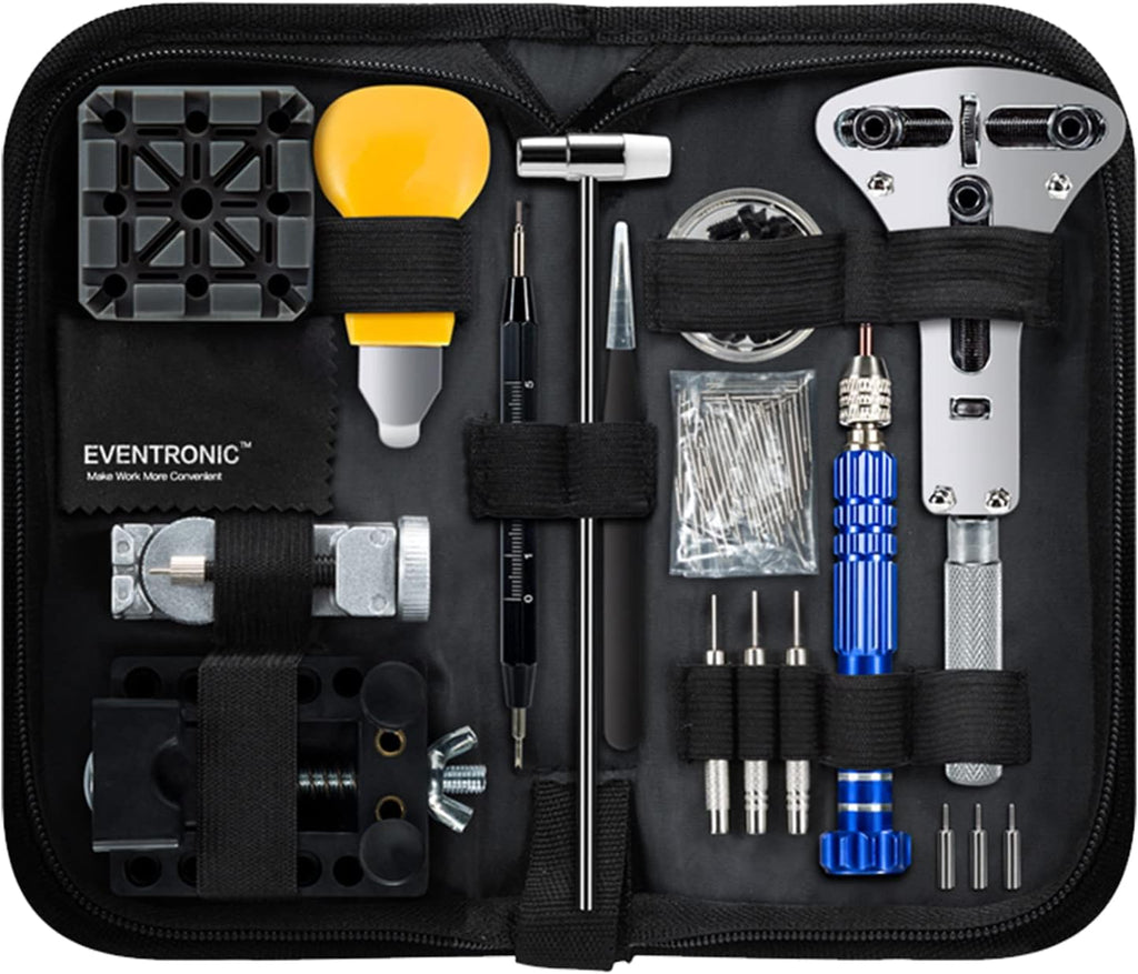 Eventronic Watch Repair Kit, Professional Watch Battery Replacement Tool Kit