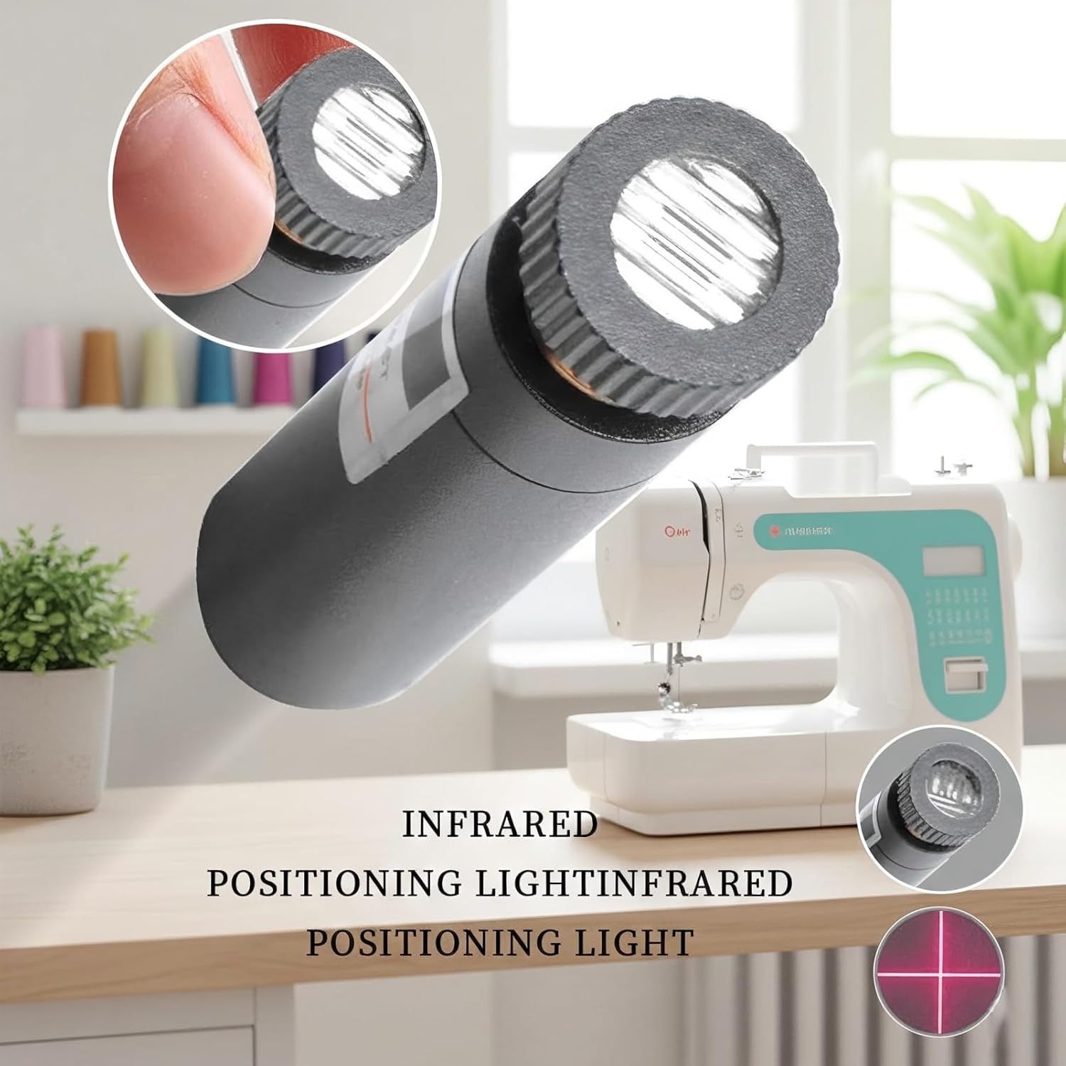 Magnetic Positioning Quilting Light for Sewing Machine