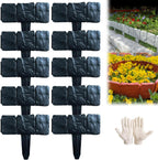 Imitation Stone Garden Fence - DIY Garden Edging Border