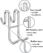 Rust-Resistant Door Mount Shower Hook – Strong Multifunctional Hanging Hook