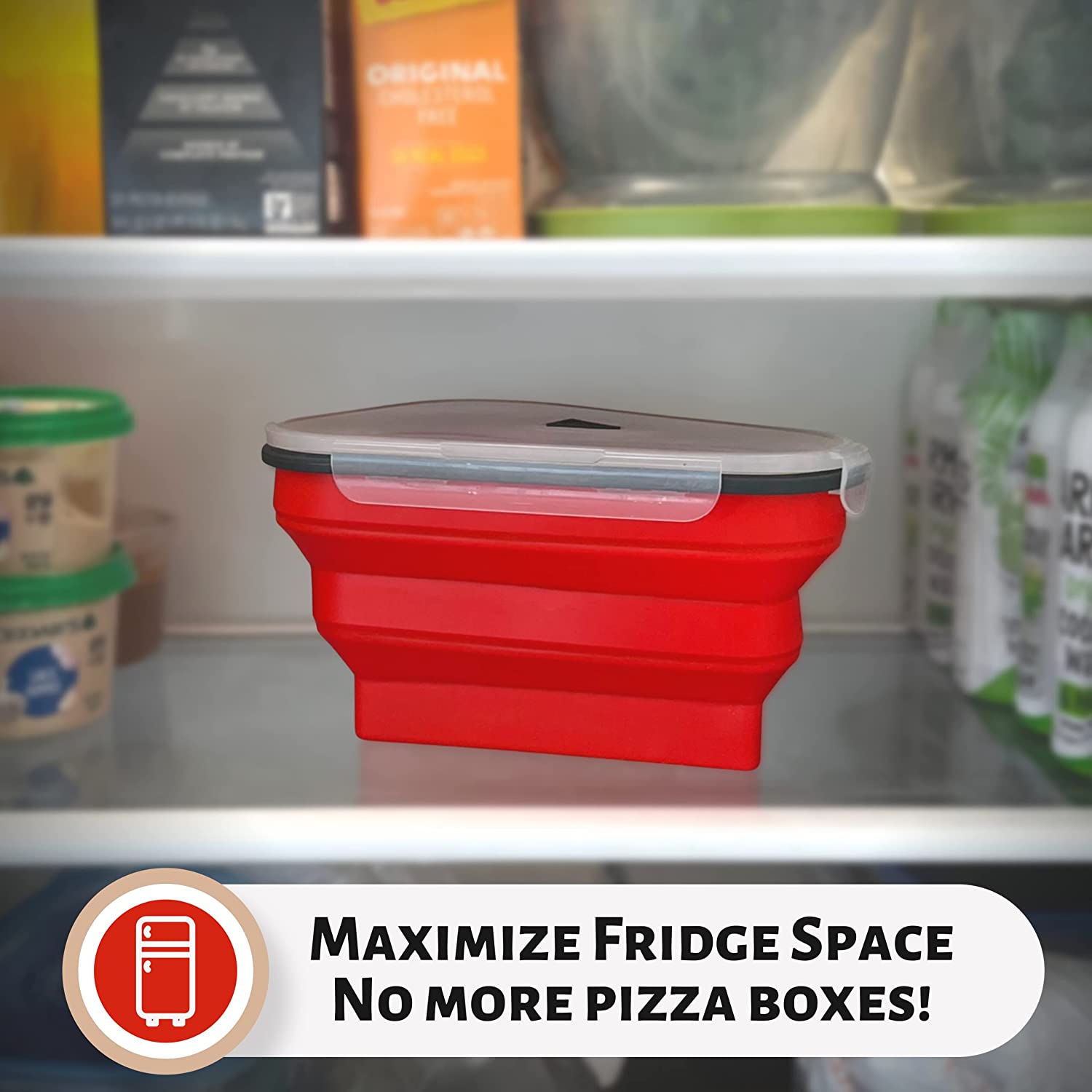 Collapsible Pizza Container