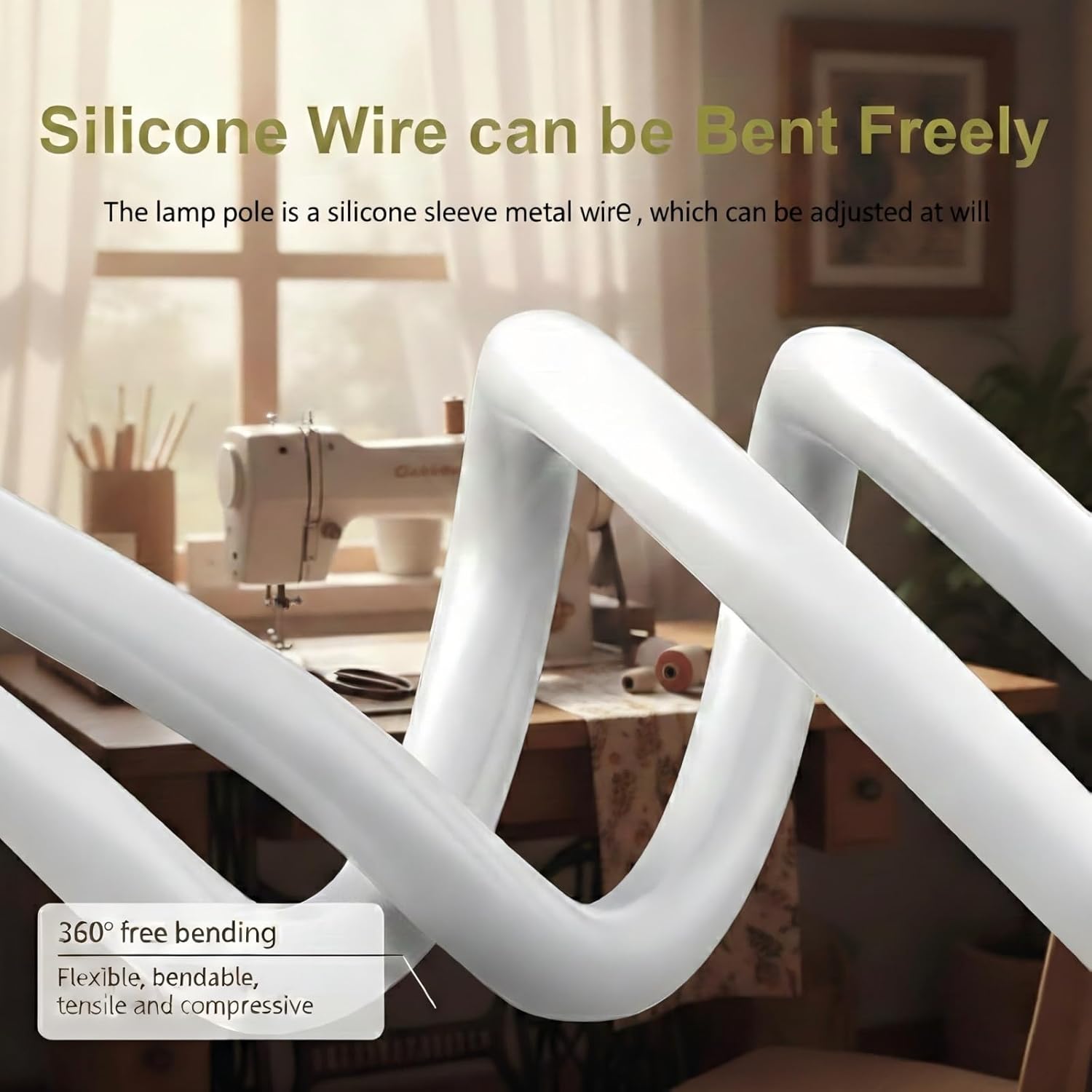 Magnetic Positioning Quilting Light for Sewing Machine