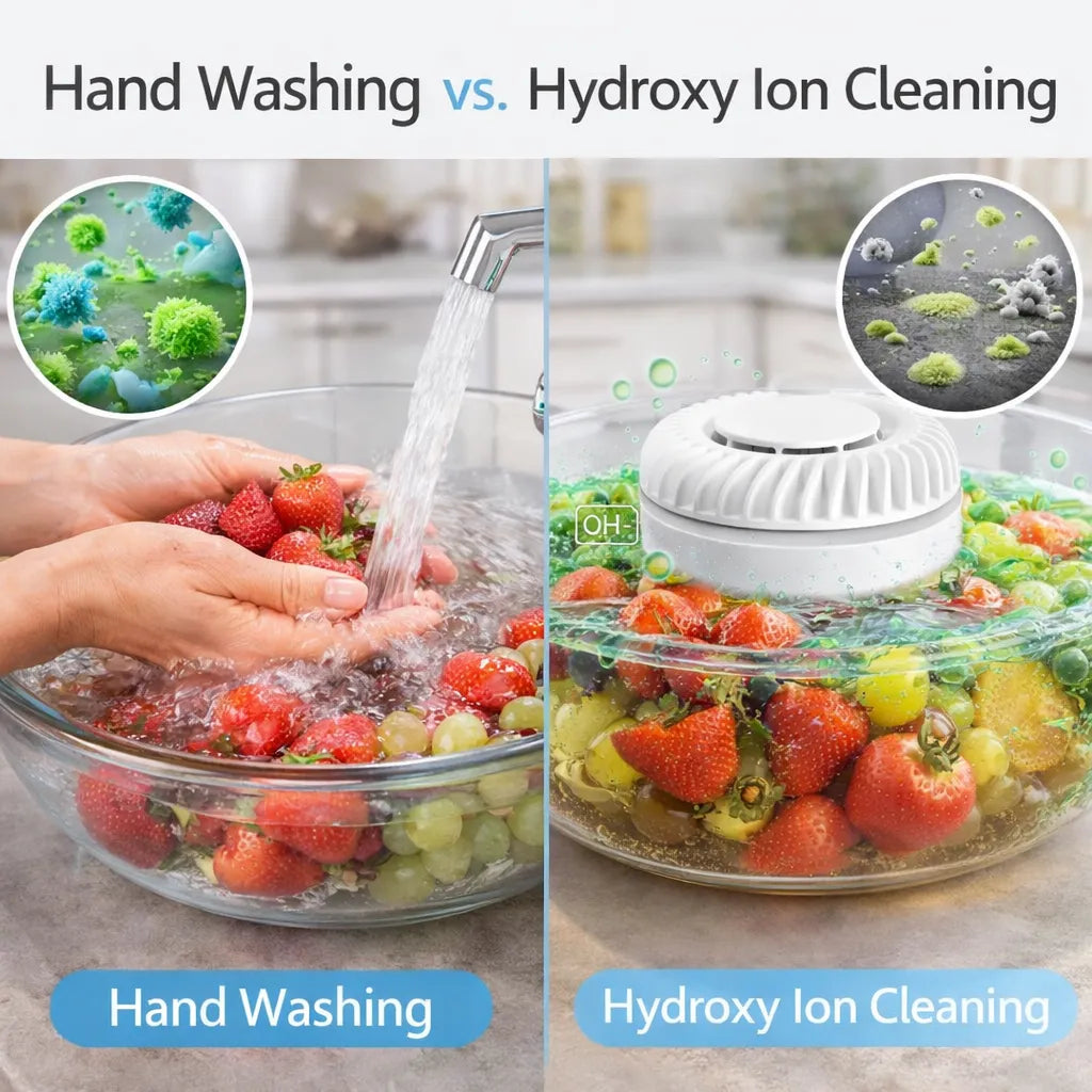 Fruit & Vegetable Washer – Removes Pesticides & Bacteria, No Chemicals Needed