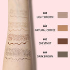Dual-Ended Freckle Pen & Freckle Stamp - Precise 15° Curved Tip Makeup Waterproof & Smudge Proof, Long Lasting Faux Freckles Pencils