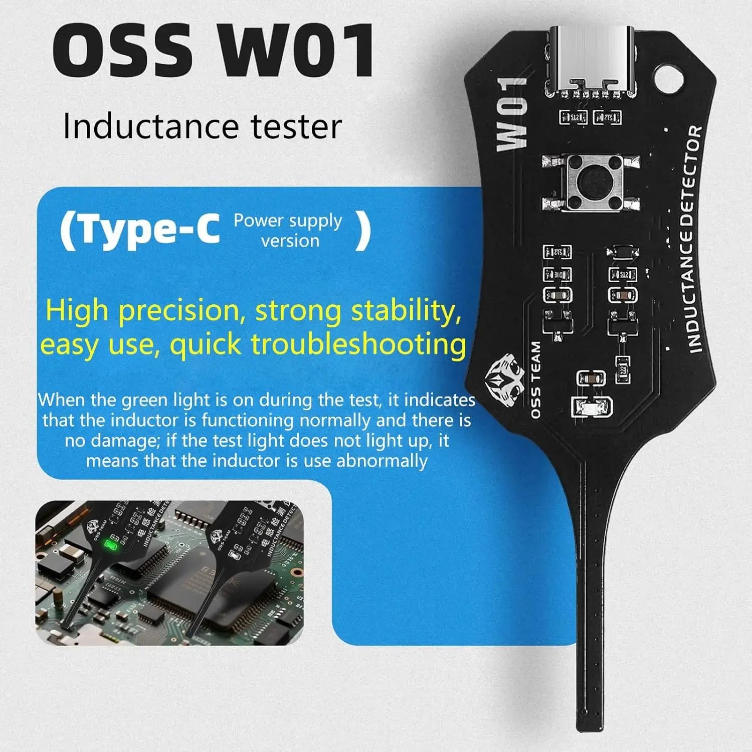 In-Circuit Electromagnetic Inductance Tester, Phone Motherboard Repair Tool