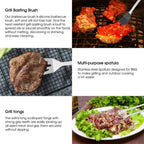 4 Piece Tool Set Stainless Steel Grill Accessories