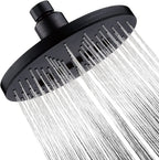 Bright Showers 6.3" 2-Spray Rainfall Shower Head with Adjustable Angles