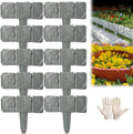 Imitation Stone Garden Fence - DIY Garden Edging Border