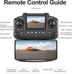 Drone MAX 2025 – Dual Camera, 1080p HD, 40min Battery, Obstacle Avoidance, Remote Control, USB Charging