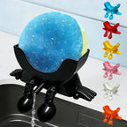 Cute Hanging Sponge Holder with Drainage,3D Printed Kitchen Funny Sponge Stand for Sink