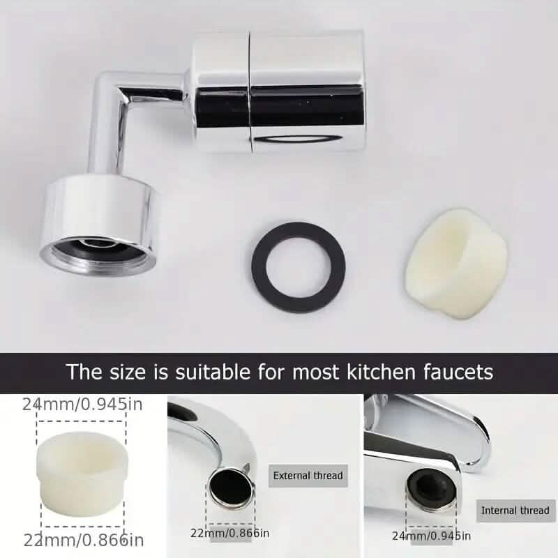 720° Rotating Faucet Extender for Kitchen and Bathroom