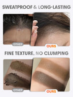 Fix & Fill Hairline Powder-Spice, 4-IN-1 Powder Stick for Hairline, Part, Contour & Brow, Quick Fix Sparse Hair