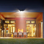 74 LEDs 3 Adjustable Solar Head Motion Sensor Flood Light