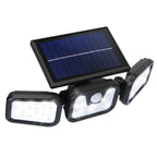 74 LEDs 3 Adjustable Solar Head Motion Sensor Flood Light