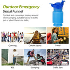 750ml Unisex Reusable Emergency Shrinkable Urinal