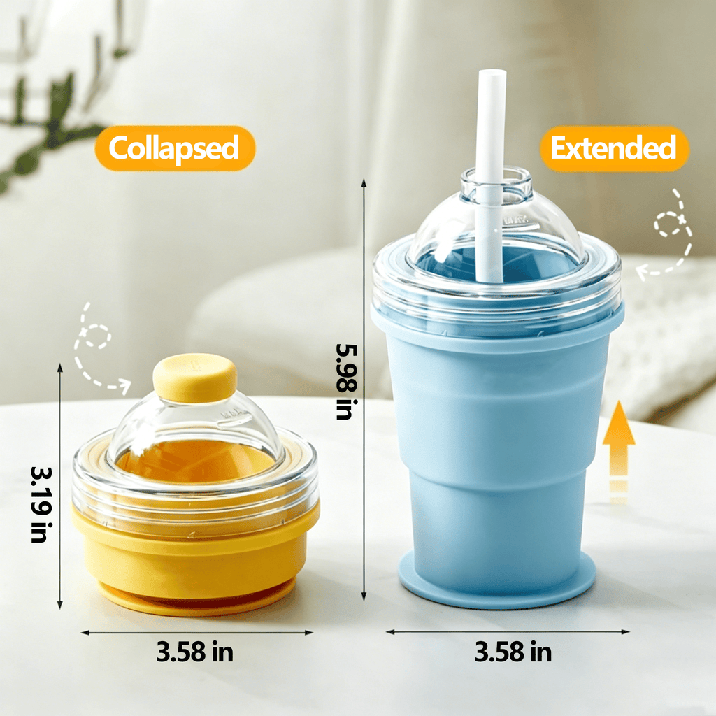 Foldable Silicone Ice Ball Drink Cup