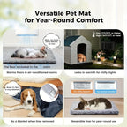 Winter Warming Pet Mattress – Non-Slip, Washable