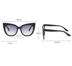 Women's Oversized Cat Eye Sunglasses UV400