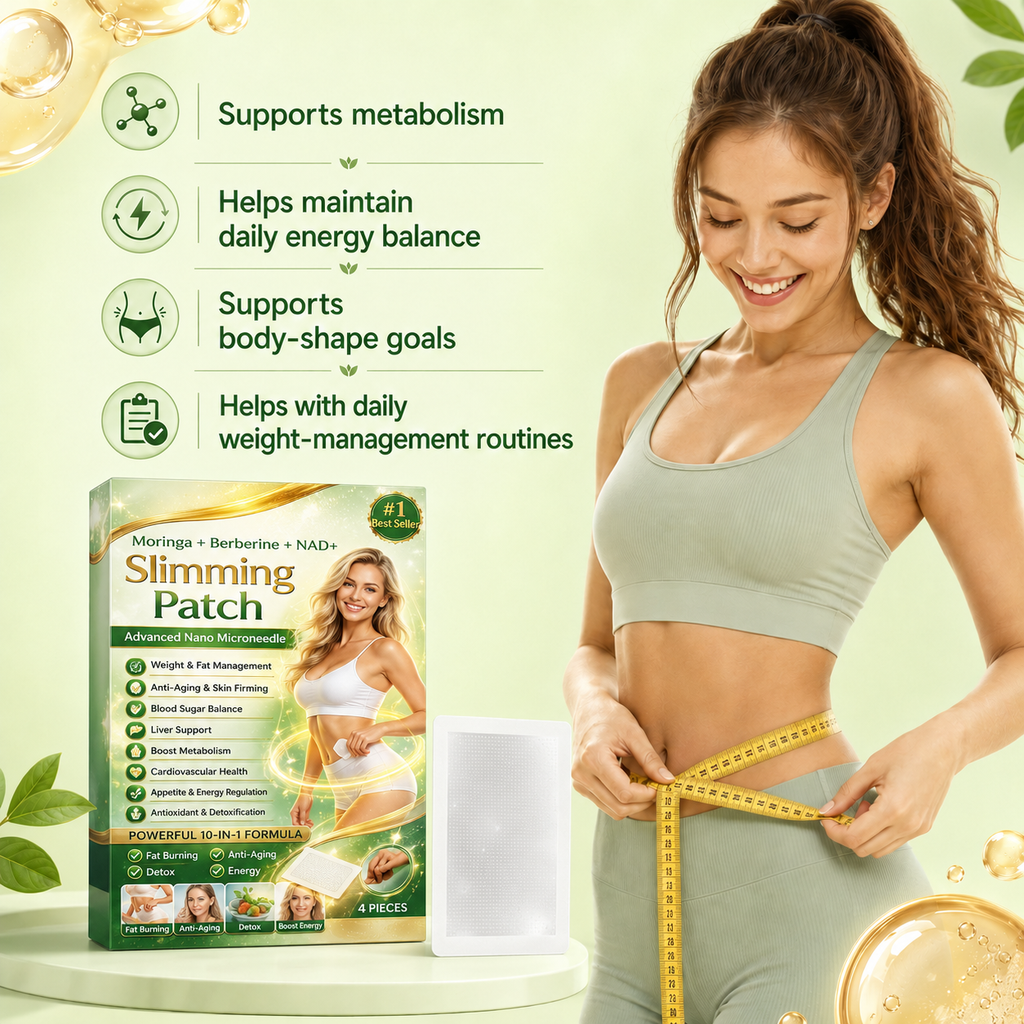Moringa, Berberine & NAD+ Wellness Patch – Daily Body Care Support