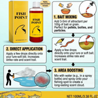 Concentrated Fish Attractant Liquid – Fast-Acting Red Worm Bait Additive for Freshwater Fishing, Enhances Scent & Improves Bite Response (100ml)
