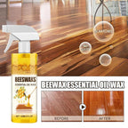 Beeswax Wood Polish Spray Restore Shine Protect Furniture