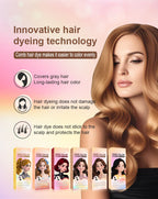 3-in-1 herbal hair coloring comb | Easy hair coloring at home with built-in brush