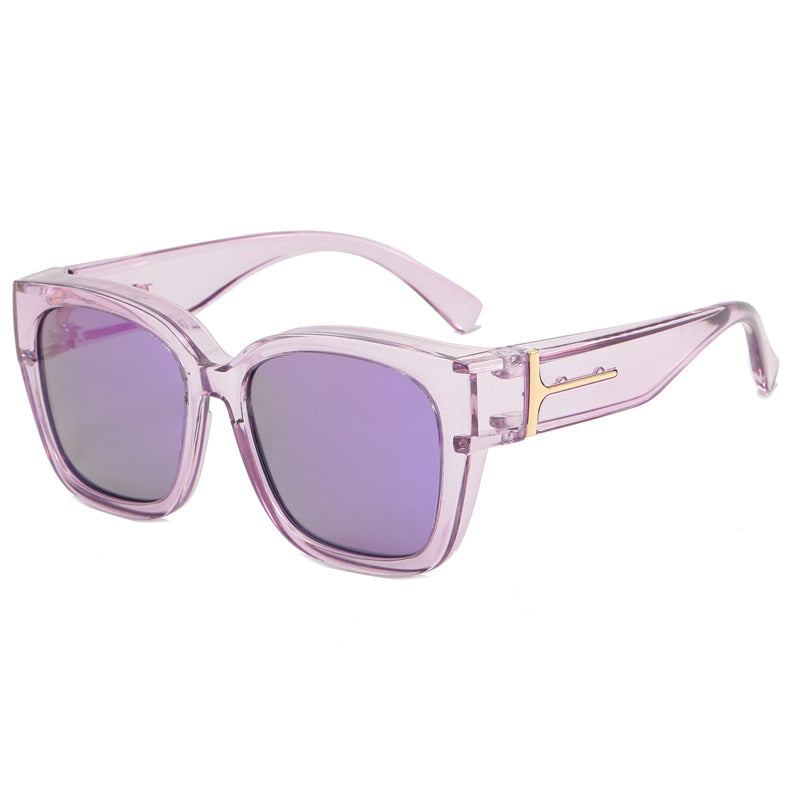 Women’s Polarized Square Sunglasses – Lightweight UV400 Shades for Driving, Beach & Travel