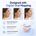 Medical Full Denture with Strong Suctiond Custom-Fit Full Functional Dentures