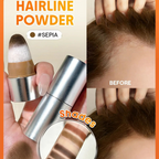 Fix & Fill Hairline Powder-Spice, 4-IN-1 Powder Stick for Hairline, Part, Contour & Brow, Quick Fix Sparse Hair