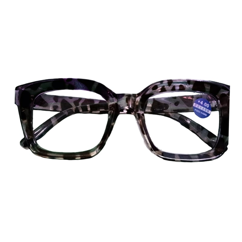 Tortoiseshell Reading Glasses – Blue Light Blocking Oversized Square Readers
