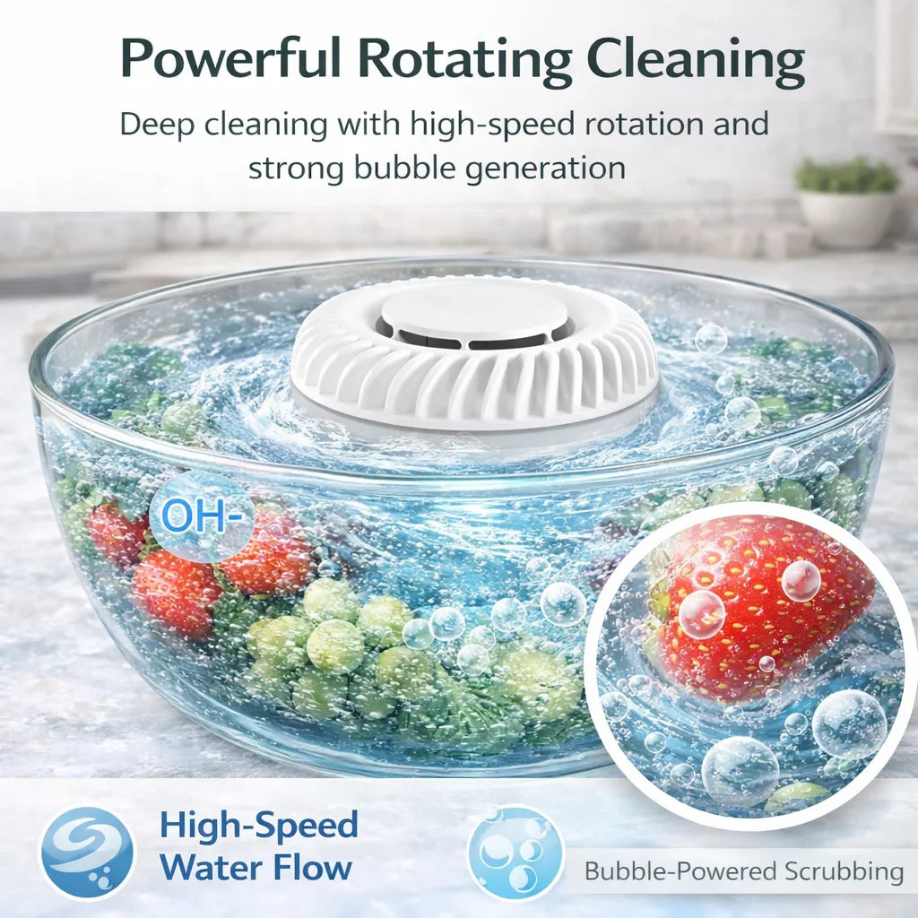 Fruit & Vegetable Washer – Removes Pesticides & Bacteria, No Chemicals Needed