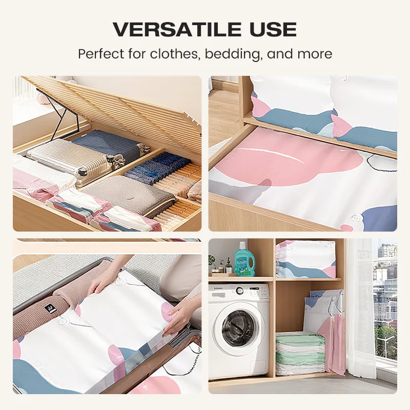 Large-Capacity Vacuum Bags – No Pump Needed!