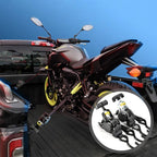 2-set Retractable Ratchet Straps
