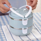 Stainless Steel Insulated Bento Lunch Box – 2/3/4 Layer