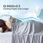 KASENTEX Summer Cooling Blanket, Silky Ultra Soft Breathable Bedding, Hypoallergenic All Season Lightweight Blankets