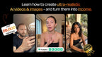 AI Video BootCamp - Master AI Video & AI Image Creation. Then use your skill to make AI Adverts, Social Media Content and Films to earn 💰